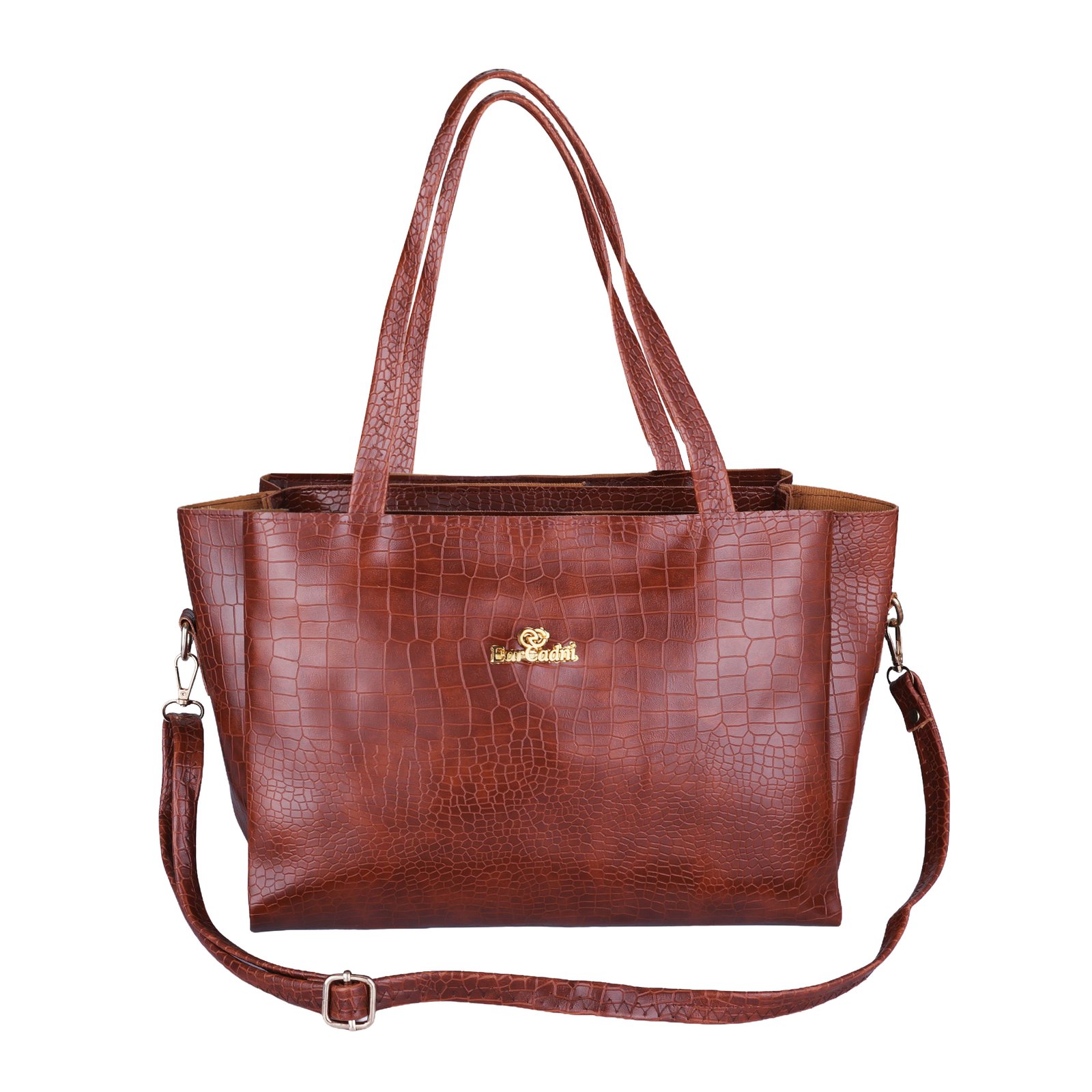 Brown Hand-held Bag Extra Spacious for Girl & Women - Image 4