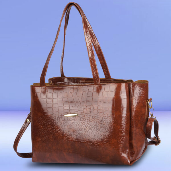 Brown Hand-held Bag  Extra Spacious for Girl & Women - Image 3