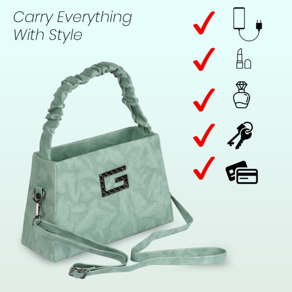 Green Hand Handbag for girls & Women - Image 6