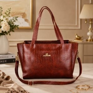Brown Hand-held Bag  Extra Spacious for Girl & Women