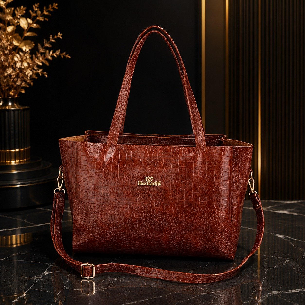 Brown Hand-held Bag Extra Spacious for Girl & Women - Image 5