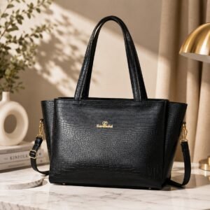 Black Hand-held Bag  Extra Spacious for Girl & Women