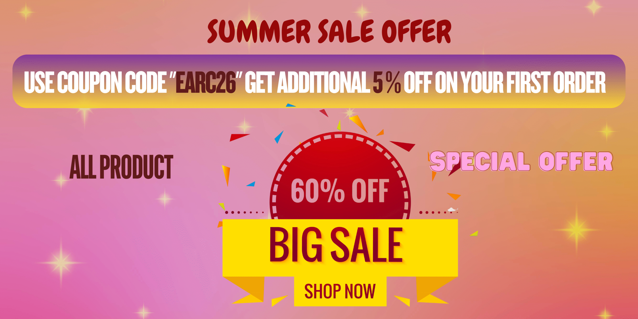 SUMMER SALE OFFER