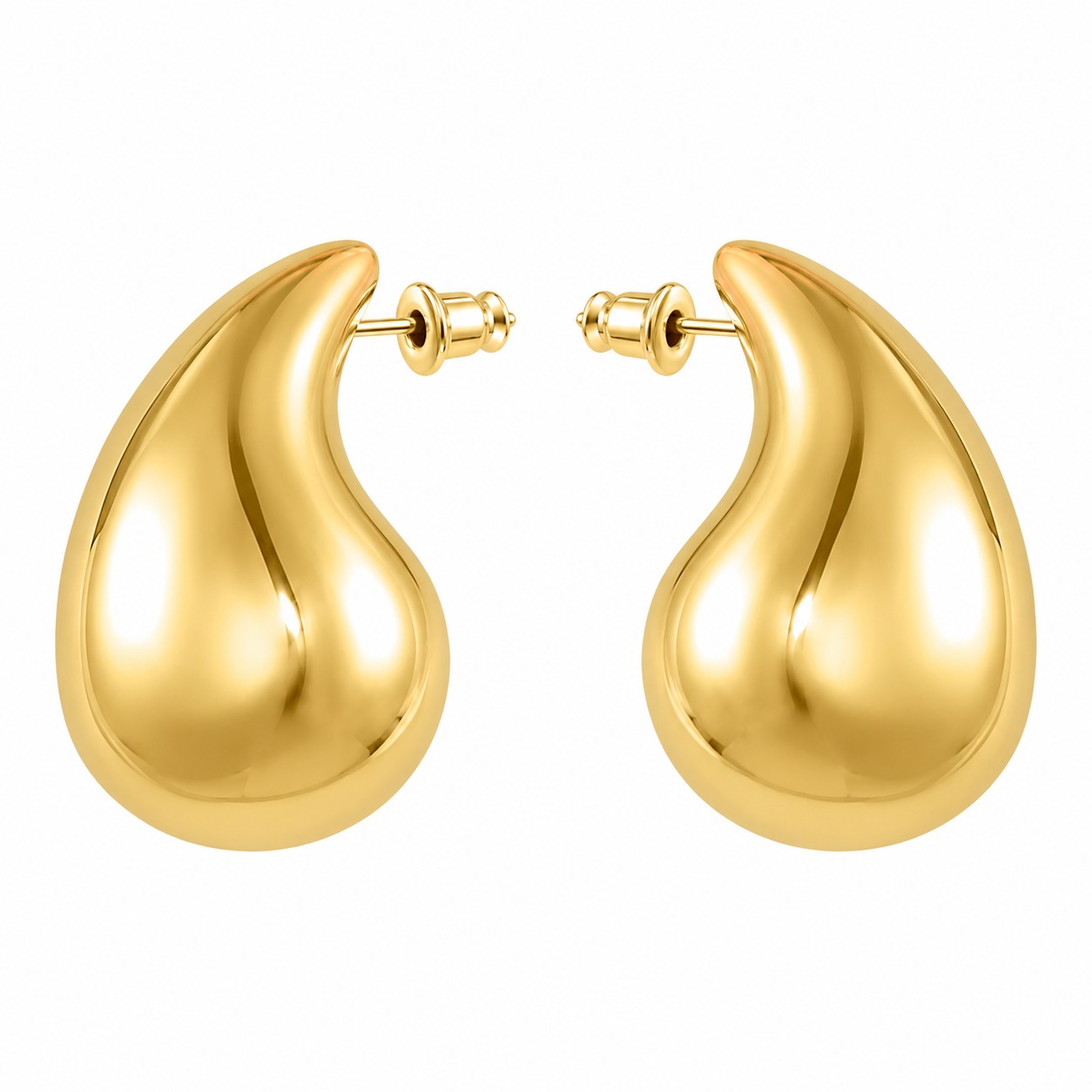 Earcadni Gold Plated Water Drop Earrings for Women & Girls - Image 4